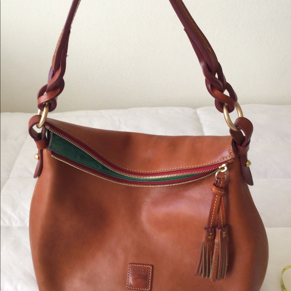 Dooney & Bourke Florentine Tan Hobo Satchel